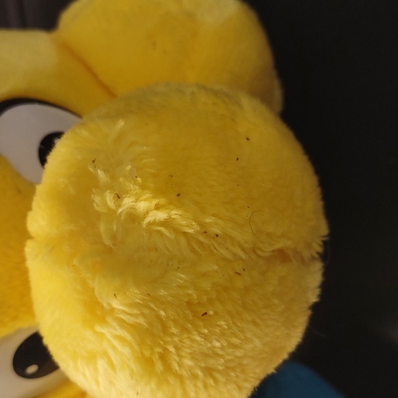 DISNEY VINTAGE LITTLE MERMAID FLOUNDER PLUSH YELLOW FISH DISNEYLAND DISNEY WORLD - Picture 8 of 10